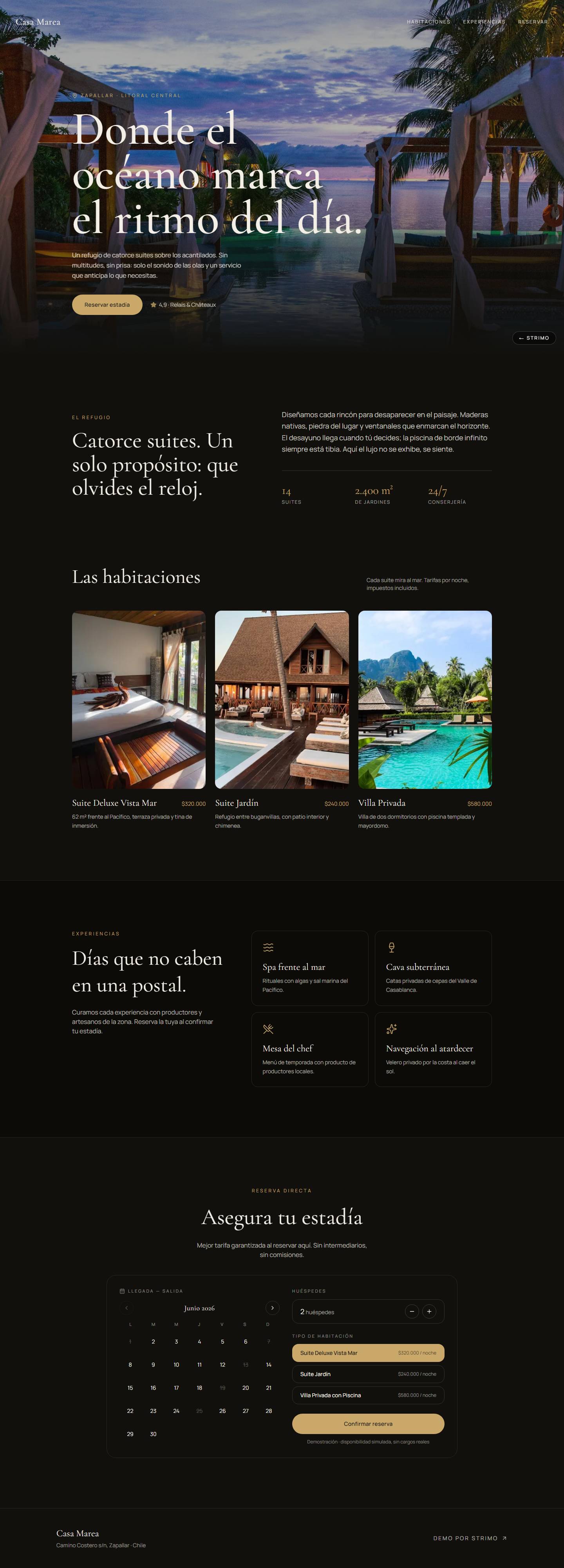 Casa Marea — Hotelería